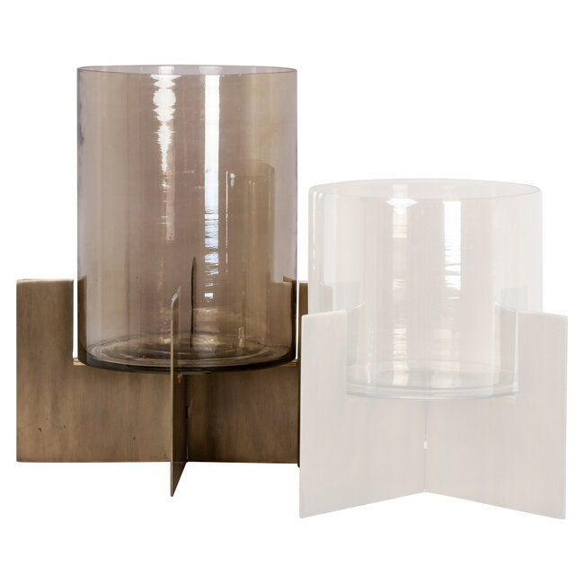 Richmond Interiors  Windlicht Resa goud groot