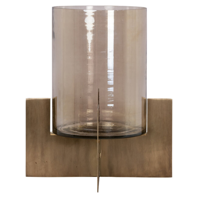 Richmond Interiors  Windlicht Resa goud groot