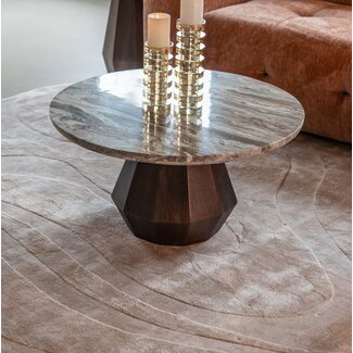 Richmond Interiors  Salontafel Oberoy Blush beige 80Ø