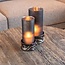 Richmond Interiors  Windlicht Candace smoke large