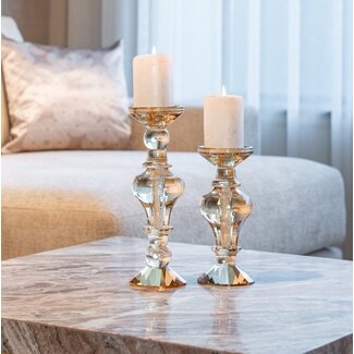 Richmond Interiors  Kandelaar Dilan klein amber