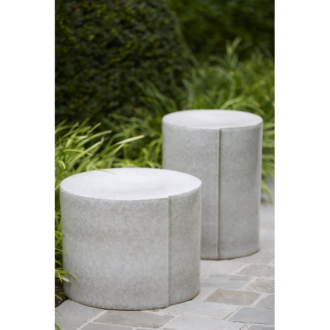 Light en Living Bijzettafel Ø33x44 cm CHULILLA keramiek  grijs