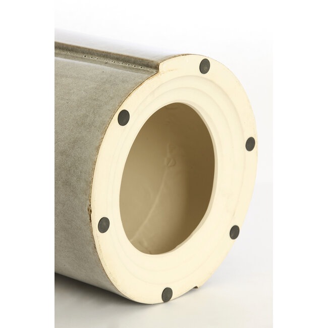 Light en Living Bijzettafel Ø33x44 cm CHULILLA keramiek  grijs