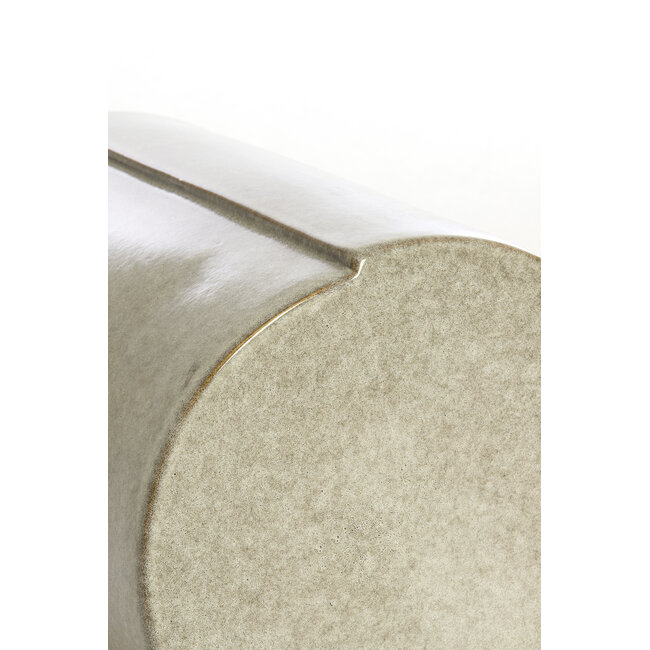 Light en Living Bijzettafel Ø33x44 cm CHULILLA keramiek  grijs