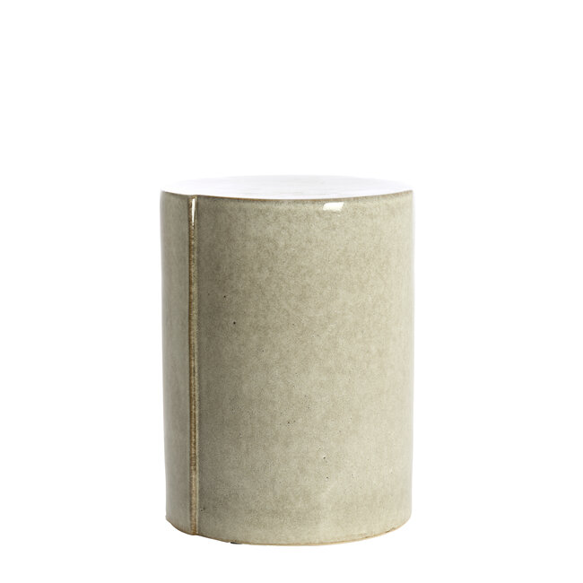 Light en Living Bijzettafel Ø33x44 cm CHULILLA keramiek  grijs