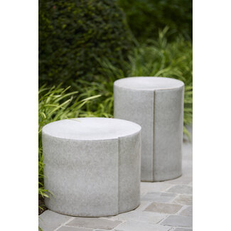 Light en Living Bijzettafel Ø42x34 cm CHULILLA keramiek  grijs