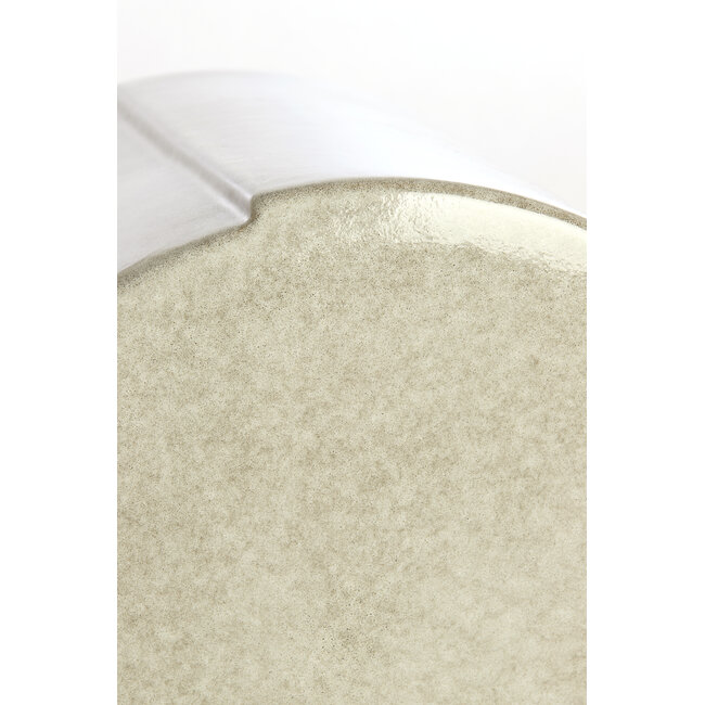 Light en Living Bijzettafel Ø42x34 cm CHULILLA keramiek  grijs