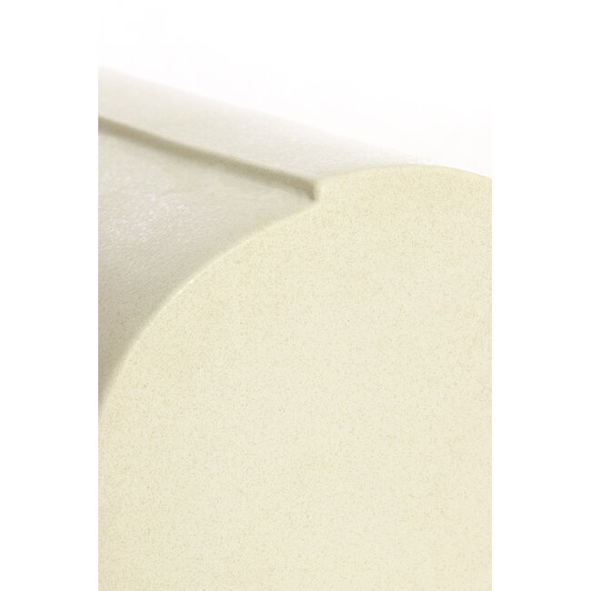 Light en Living Bijzettafel Ø33x44 cm CHULILLA keramiek  mat crème