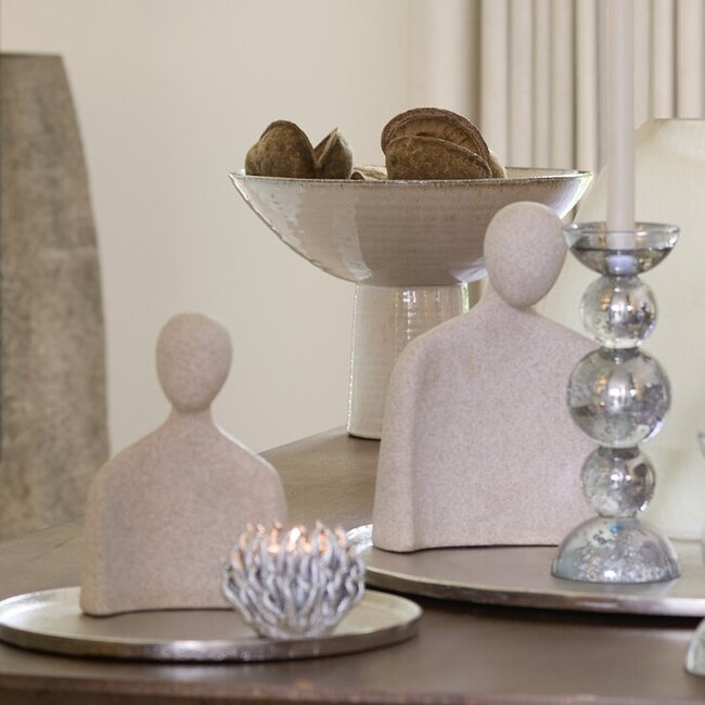 Light en Living Ornament  12x5,5x16 cm HEAD sand - S