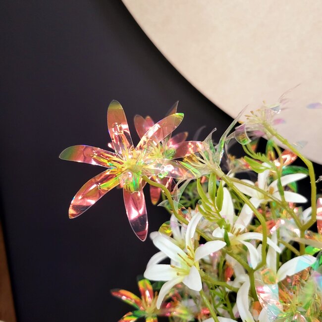 Countryfield Kunsttak Bloem Vaccaria iriserend S crème