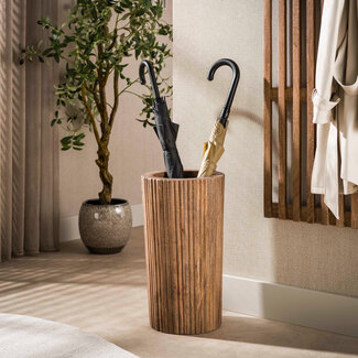 WoonStijl Paraplubak Wave flared mango zand