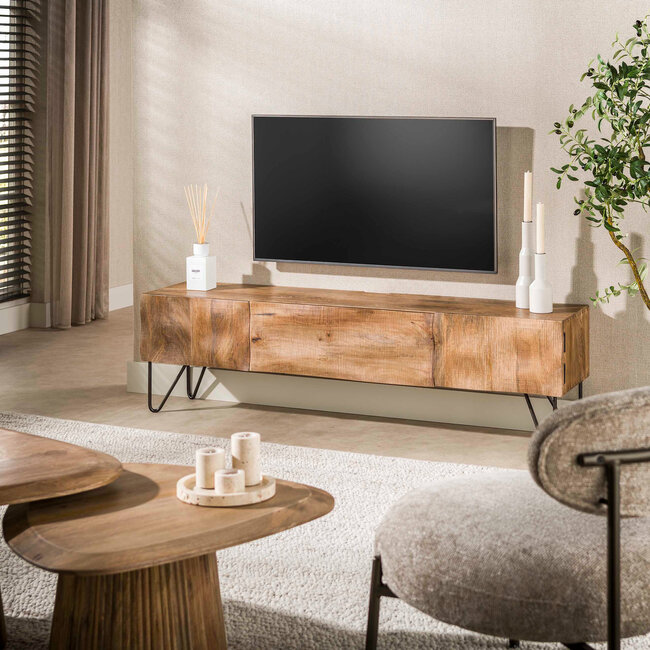 WoonStijl TV-meubel Ocean mango zand