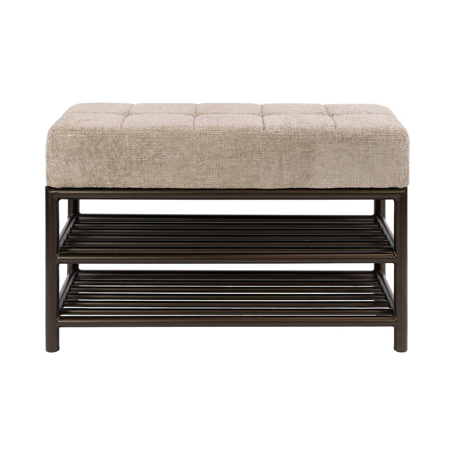 WoonStijl Schoenenbank Terra 85cm Drift bruin