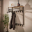 WoonStijl Kapstok Bruno hoog 2x6 haken Drift bruin