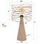 WoonStijl Tafellamp Curl 1-lichts Beige