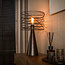 WoonStijl Tafellamp Curl 1-lichts  Urban bruin