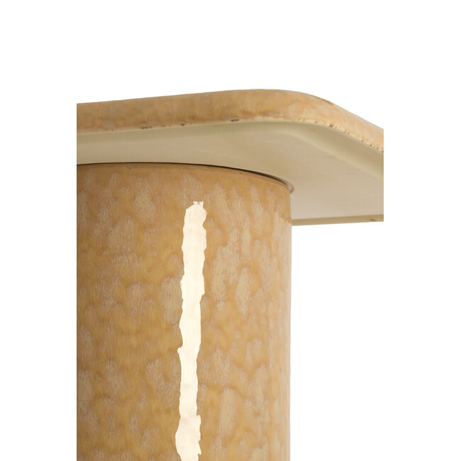 Light en Living Bijzettafel 45x45x54 cm LUARCA keramiek licht perzik