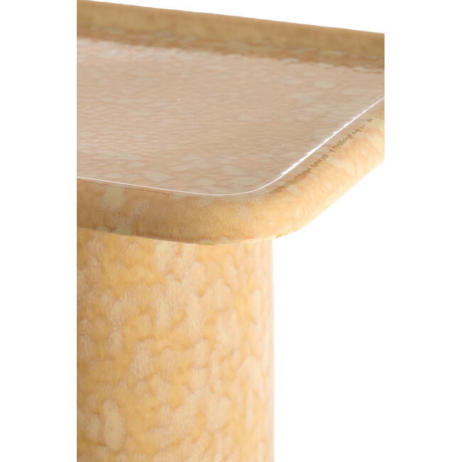 Light en Living Bijzettafel 45x45x54 cm LUARCA keramiek licht perzik