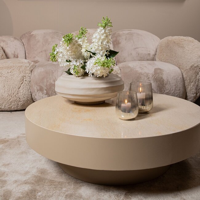 PTMD Salontafel Corfu beige marmer