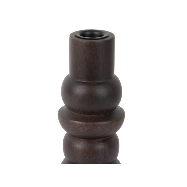 Present Time Kandelaar Formado Klein mangohout walnoot gelakt