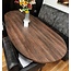 WoonMax Showroommodel Eettafel Orion Deens Ovaal 220 x 110 Dark Almond