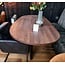 WoonMax Showroommodel Eettafel Orion Deens Ovaal 220 x 110 Dark Almond