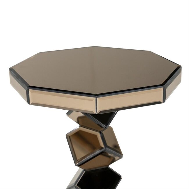 By Boo Bijzettafel Reflec - bruin