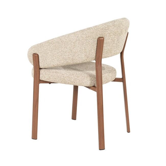 By Boo Eetkamerstoel Sedia with armrest - bruin