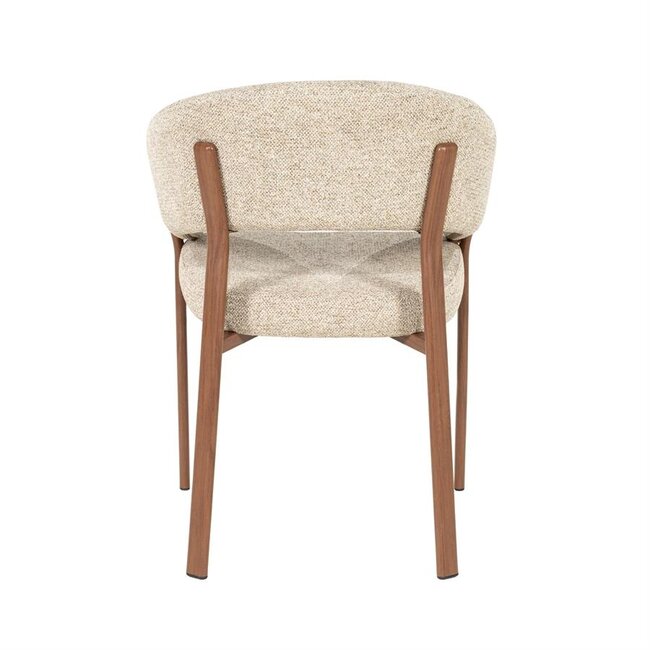 By Boo Eetkamerstoel Sedia with armrest - bruin