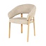 By Boo Eetkamerstoel Sedia with armrest - natural