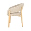 By Boo Eetkamerstoel Sedia with armrest - natural