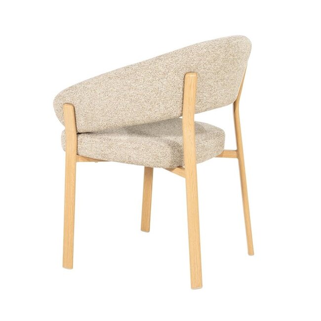 By Boo Eetkamerstoel Sedia with armrest - naturel