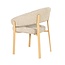 By Boo Eetkamerstoel Sedia with armrest - naturel