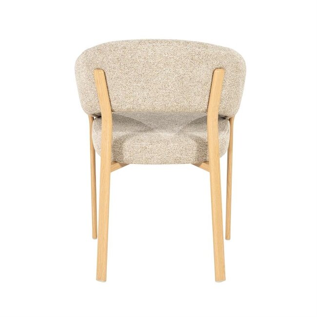 By Boo Eetkamerstoel Sedia with armrest - naturel