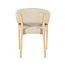 By Boo Eetkamerstoel Sedia with armrest - naturel
