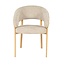 By Boo Eetkamerstoel Sedia with armrest - naturel