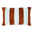 By Boo Kussen Stripey 40x60 cm - Lichtblauw / caramel