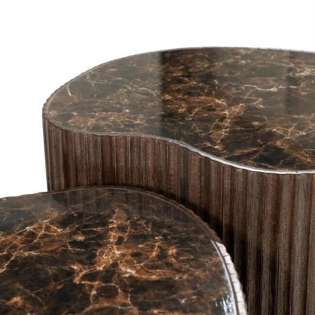 By Boo Salontafel Nice – set van 2 - bruin