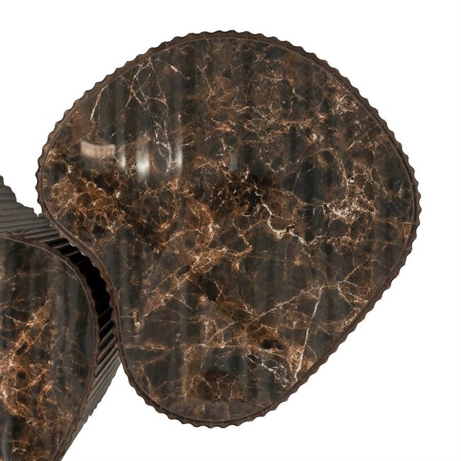 By Boo Salontafel Nice – set van 2 - bruin