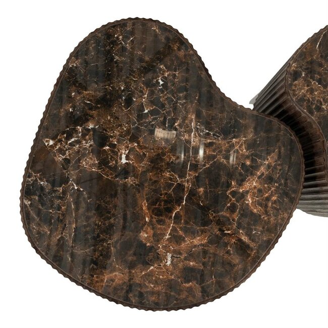 By Boo Salontafel Nice – set van 2 - bruin