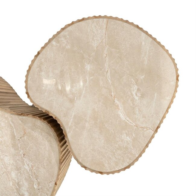 By Boo Salontafel Nice – set van 2 – naturel