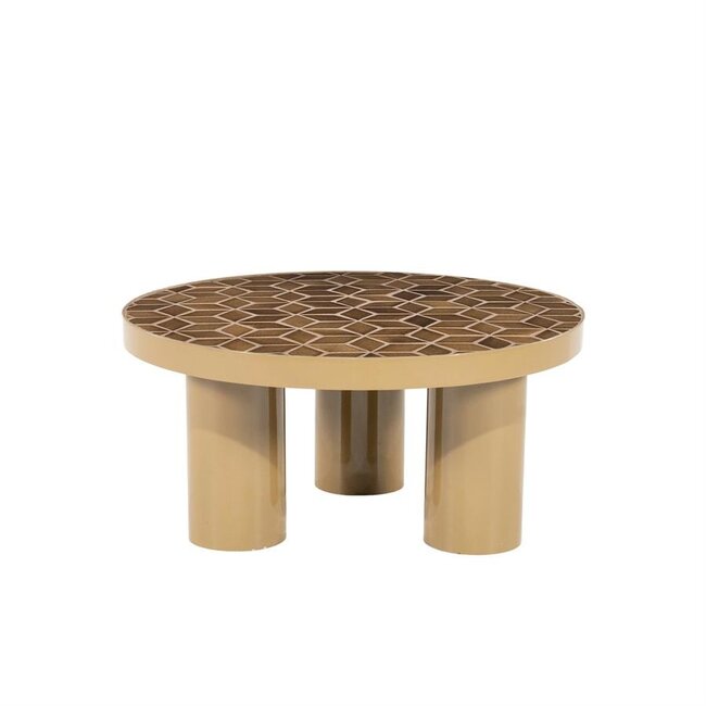 By Boo Salontafel Patterna - bruin