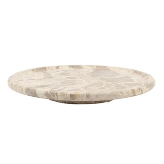 By Boo Schaal Lazy Suzy - marrone - draaibaar - Ø 40 cm