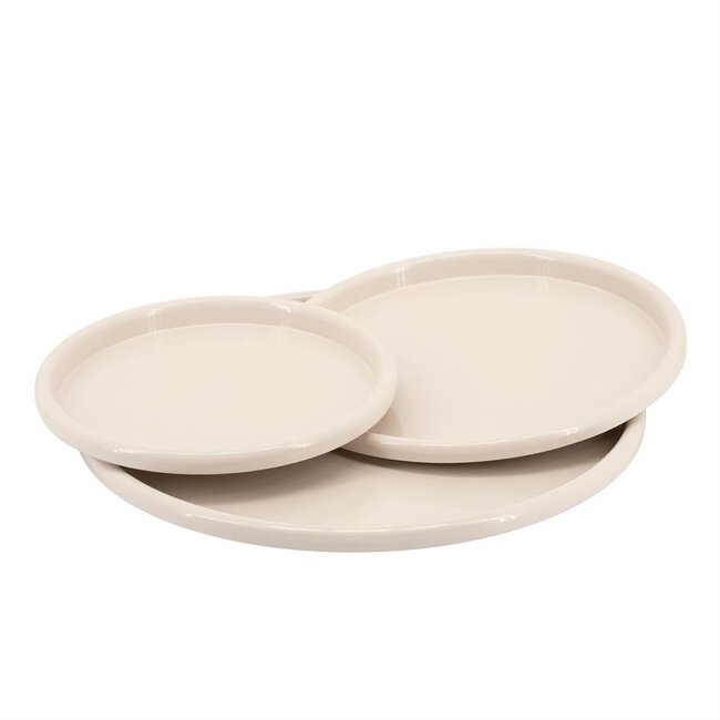 By Boo Schalen – set van 3 – TrioTone - beige