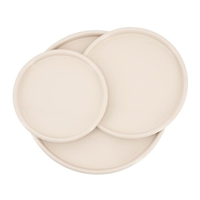 By Boo Schalen – set van 3 – TrioTone - beige