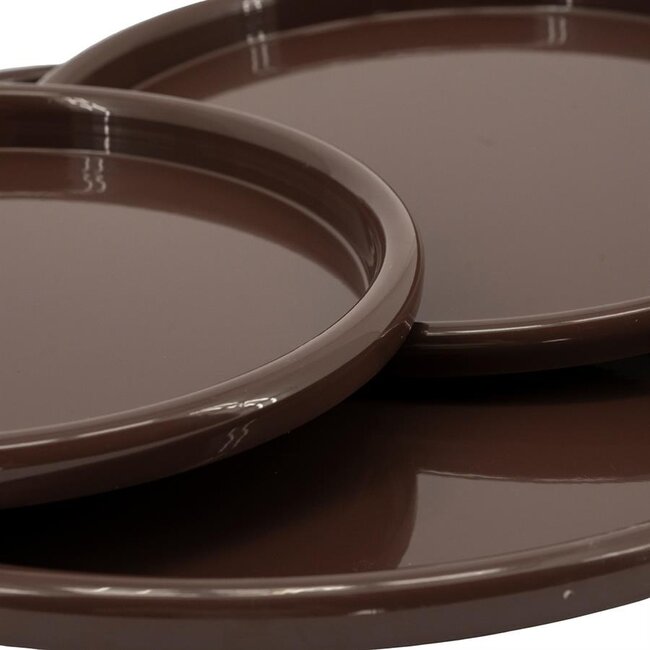 By Boo Schalen – set van 3 – TrioTone - bruin