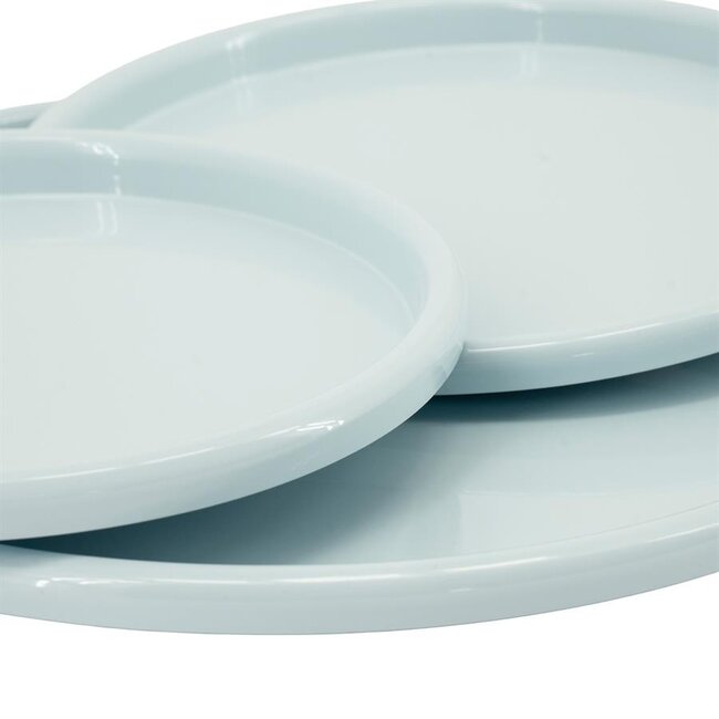 By Boo Schalen – set van 3 – TrioTone - Lichtblauw