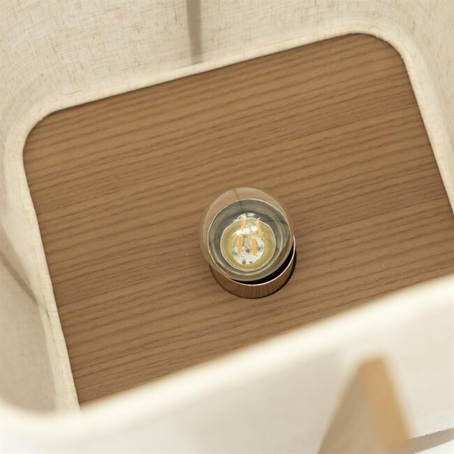 By Boo Tafellamp Aterlier groot - bruin