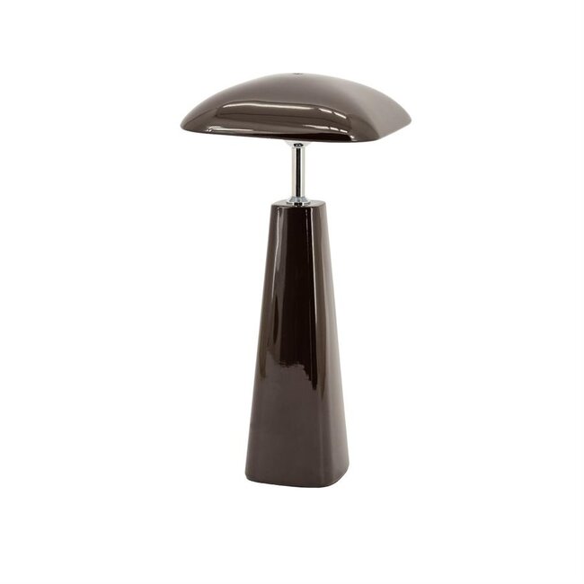 By Boo Tafellamp Quadra - dark bruin