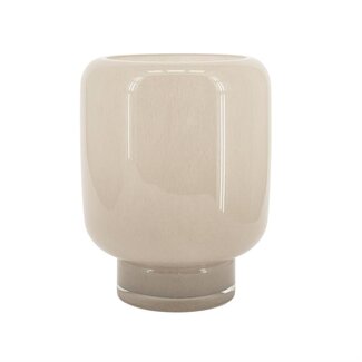 By Boo Vaas  / Windlicht Solenne groot - taupe